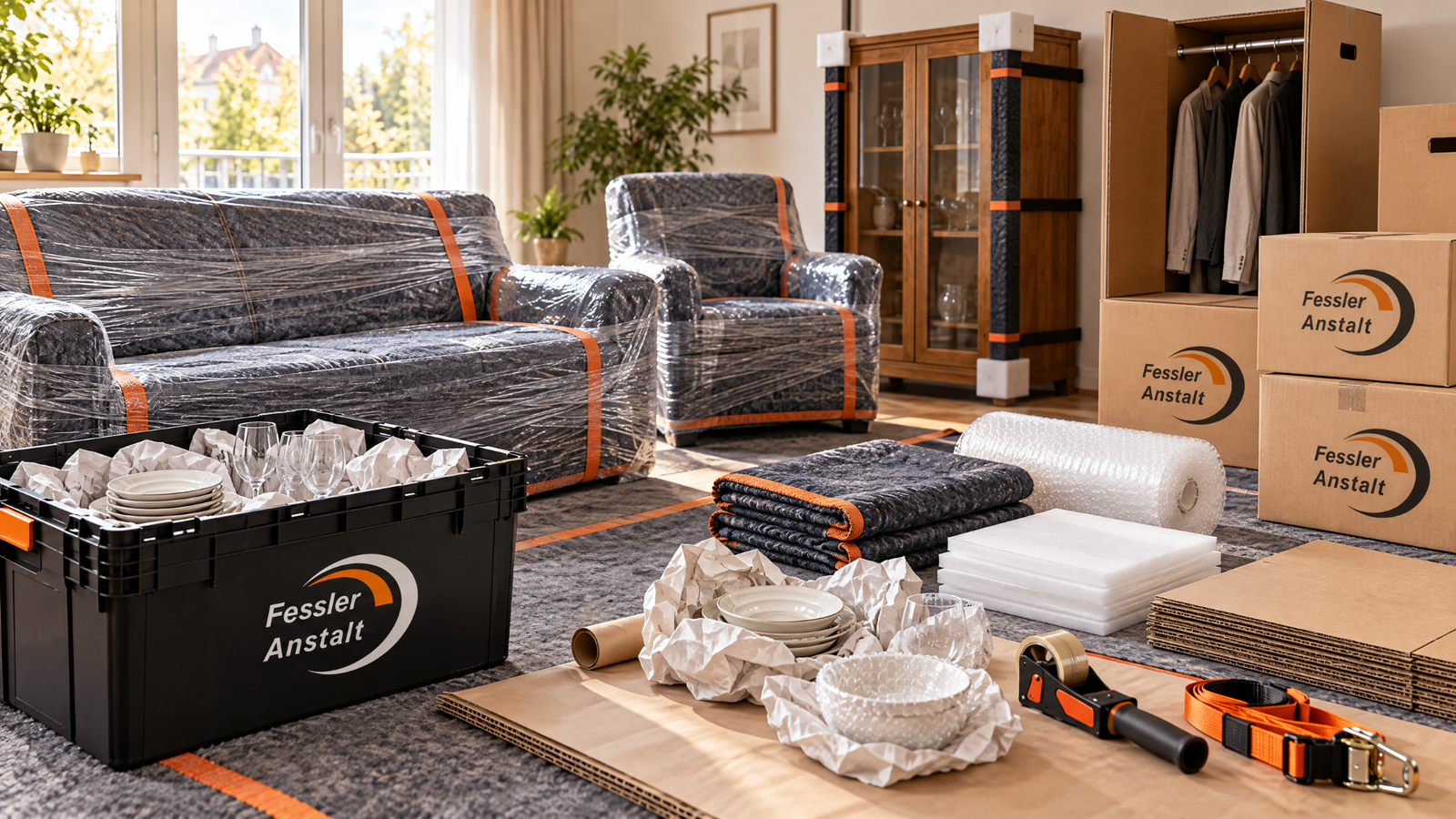 Verpacken von Hausrat